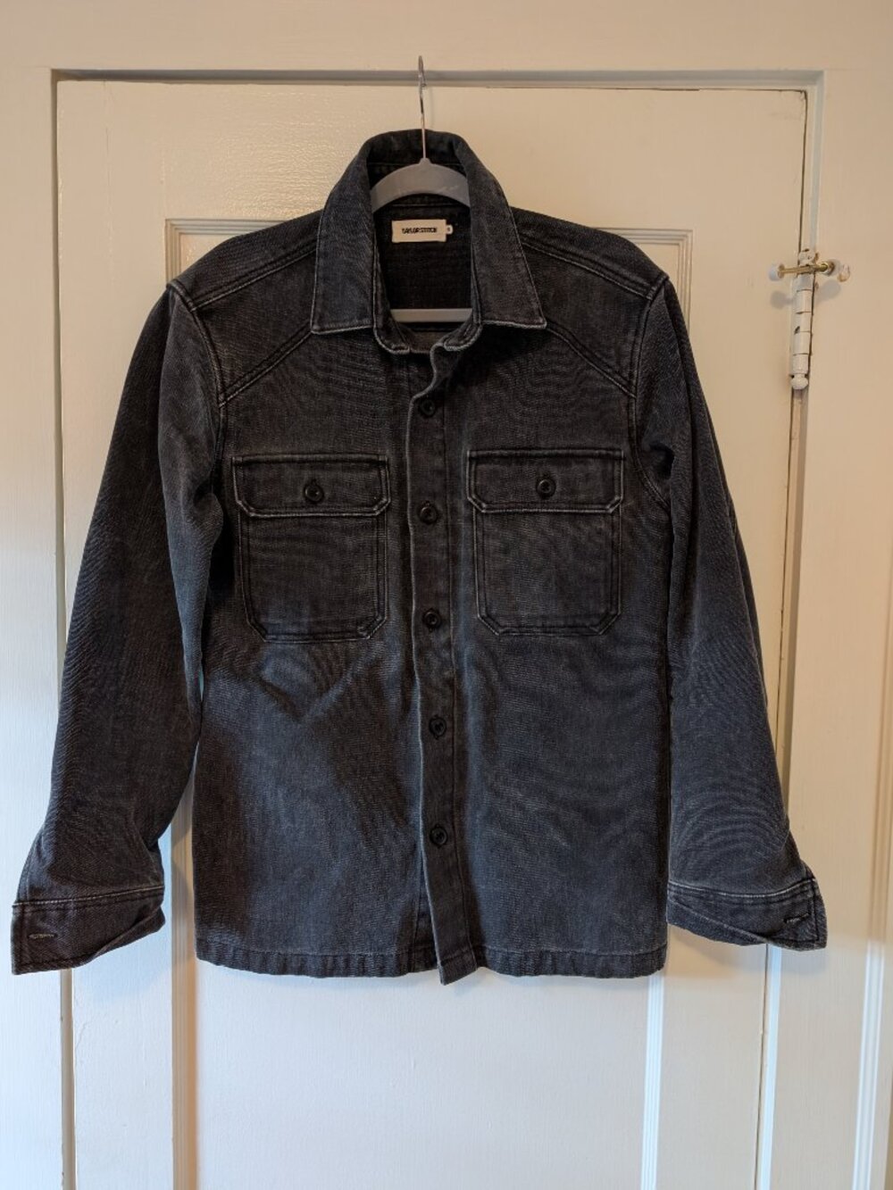 Taylor Stitch Shop Shirt in Coal Chipped Canvas